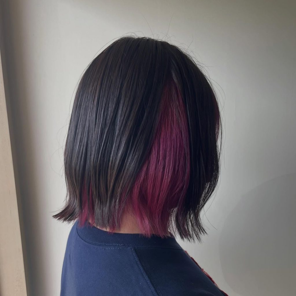 インナーカラーボブ